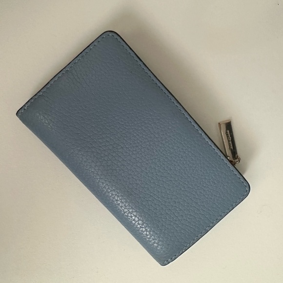 Kate Spade Slate Blue Leather Wallet - Picture 3 of 8